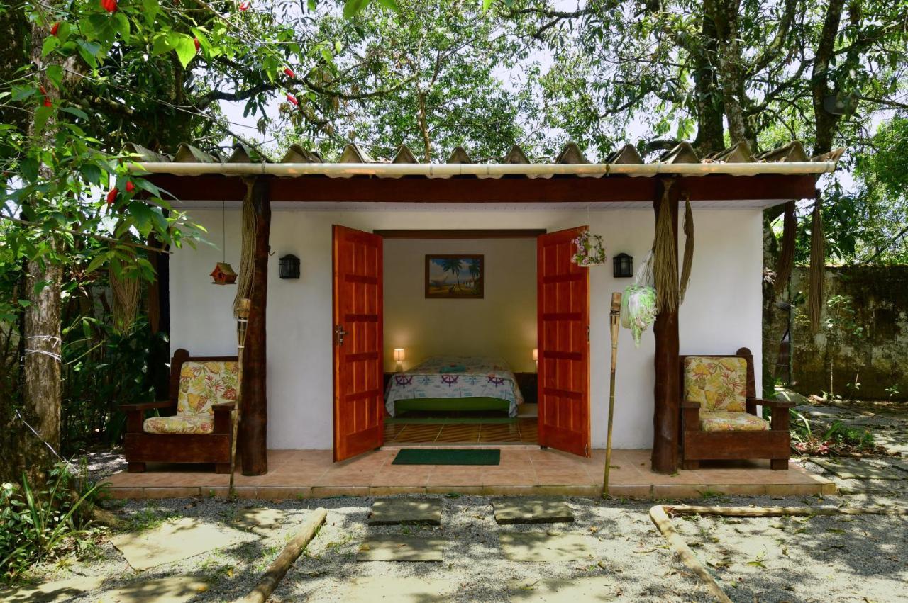 Casa A Beira Do Rio Jaguareguava Na Mata Atlantica Em Bertioga Sp Villa Exterior photo